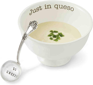 Just in Queso Dip Set, White