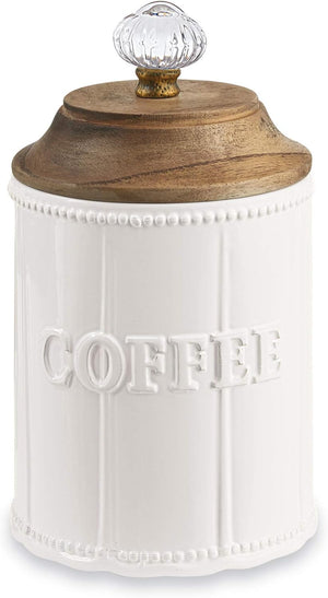Circa Door Knob Coffee Canister, Wood