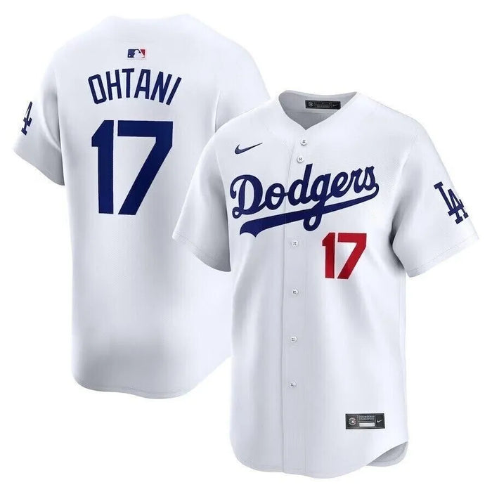 All Stitched Men's Shohei Ohtani #17 DODGERS Men's Jersey White