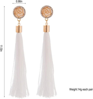 Bohemian Long Dangle Drop Statement Earrings Fashion Jewelry For Girls