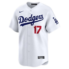 All Stitched Men's Shohei Ohtani #17 DODGERS Men's Jersey White