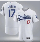 All Stitched Men's Shohei Ohtani #17 DODGERS Men's Jersey White