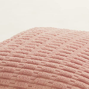 2 Packs Boho Decorative Throw Pillow Covers 18x18 Inch, Cream