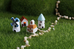4PCS House Fairy Garden Supplies, Fairy Garden Miniature Figurines Accessories